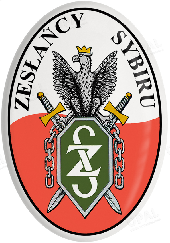 Porzellan Emblem "Exiles of Siberia"